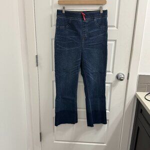 Spanx Flare Leg Cropped Hem Jeans Size Large